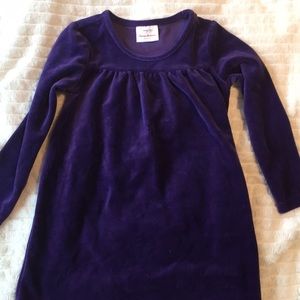 Hanna Andersson velvet play dress (4T)